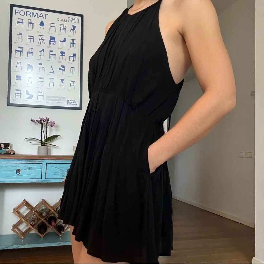 NWOT - Free People Do A Twirl Romper Open-Back  Relaxed Fit, Size Small - Picture 8 of 16